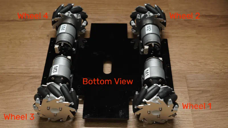 Image of the chassis bottom view