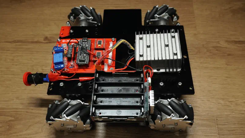 Image of the connect for the power supply on controller board side